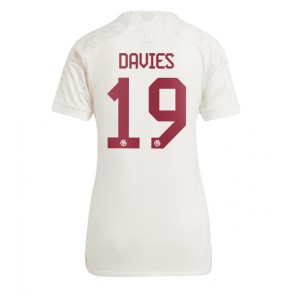 Bayern Munich Alphonso Davies #19 Koszulka Trzecich Kobiety 2023-24 Krótki Rękaw